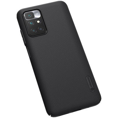 Picture of Nillkin (Redmi 10, Redmi 10 Prime) Super Frosted Shield Matte cover case for Xiaomi Redmi 10, Redmi 10 Prime (China) - Black