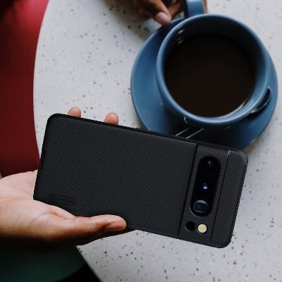 Picture of ( Google Pixel 8 Pro ) Nillkin Super Frosted Shield Pro Matte cover case for Google Pixel 8 Pro Smart Phone Back Cover Case - Black