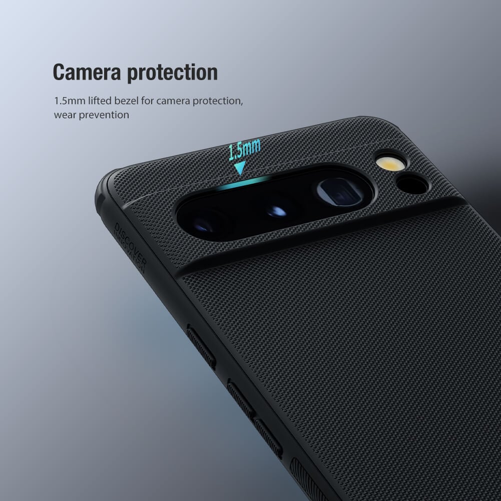 Picture of ( Google Pixel 8 Pro ) Nillkin Super Frosted Shield Pro Matte cover case for Google Pixel 8 Pro Smart Phone Back Cover Case - Black
