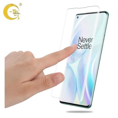 Picture of FOR Samsung Galaxy S10E, S10 5G, Note 8, NOTE 9, NOTE 10, NOTE 10+ S6 EGDE, S7 EDGE, S8, S8+,  S9, S9+, S10, S10+ ( UV Light Adhesive Tempered Glass Screen Protector -transparent