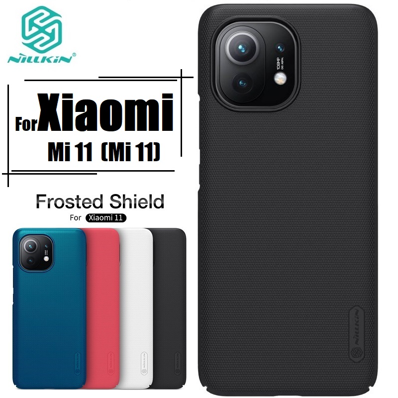 Picture of Nillkin (Mi 11) Super Frosted Shield Matte cover case for Xiaomi Mi11 Smartphone Back Cover Case - Black