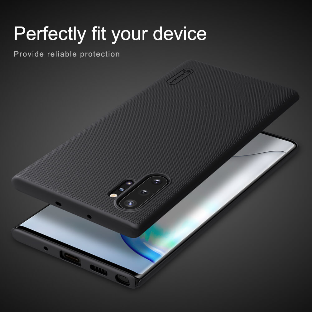 Picture of Nillkin ( Galaxy Note 10+ 5G ) Super Frosted Shield Matte cover case for Samsung Galaxy Note 10 Plus, Samsung Galaxy Note 10 Plus 5G - Black
