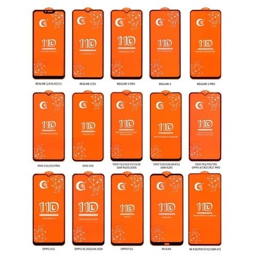 Picture of For Oneplus 9R (6.55") Full Glue 11D HD Tempered premium protection Glass For Oneplus 9r = 1 Pcs