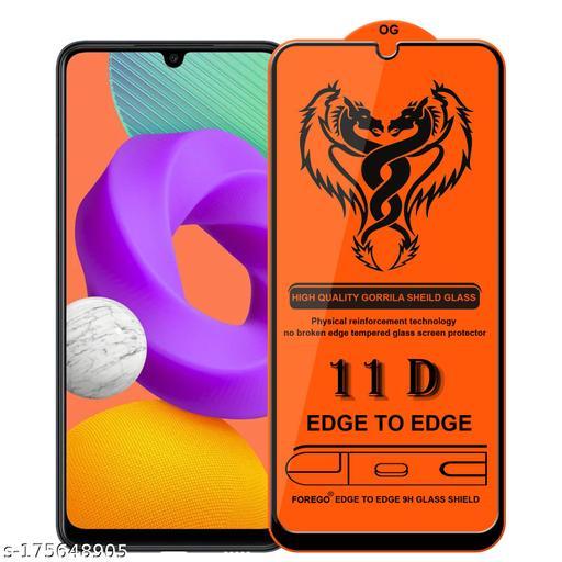 Picture of Samsung Galaxy A12/ Galaxy A13 5G/ Galaxy A32 5G 11D/21D Full Glue Tempered Glass Edge to Edge Protection Screen Protector ( 6.5") - Black