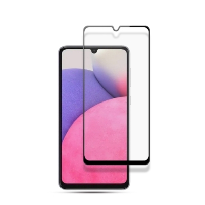 Picture of Samsung Galaxy A22 4G/ Galaxy A32 4G/ Galaxy A33 4G & 5G 11D/21D Full Glue Tempered Glass Edge to Edge Protection Screen Protector ( 6.4") - Black