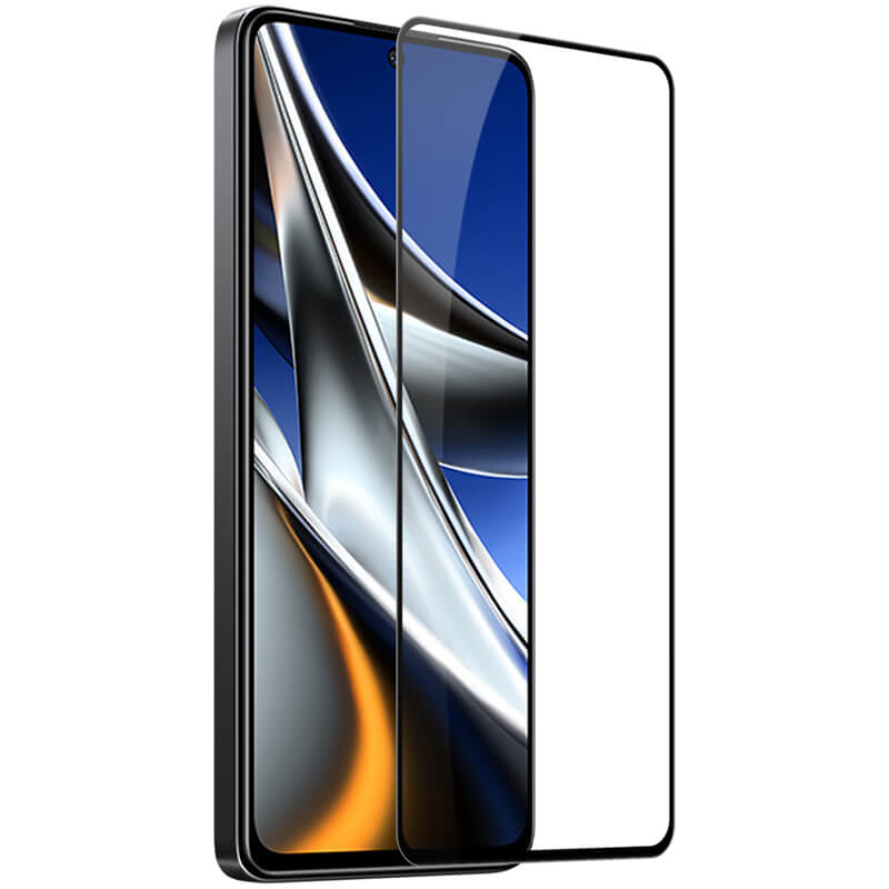 Picture of Samsung Galaxy A71/ Galaxy A72/ Galaxy A73/ Galaxy M53 11D/21D Full Glue Tempered Glass Edge to Edge Protection Screen Protector ( 6.7") - Black