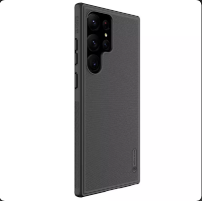 Picture of Nillkin ( Galaxy S23 Ultra } Hard PC + TPU Case for Samsung Galaxy S23 Ultra Phone Cases Luxury Frosted PC + TPU Hard Protection Back Cover - Black