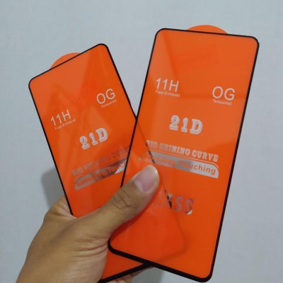 Picture of Samsung Galaxy M33/ Galaxy M23 11D/21D Full Glue Tempered Glass Edge to Edge Protection Screen Protector ( 6.6") - Black
