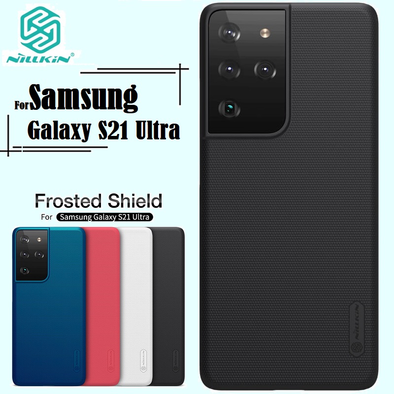 Picture of Samsung galaxy s21 ultra 5g এর জন্য nillkin (s21 ultra 5g) সুপার ফ্রস্টেড শিল্ড ম্যাট কভার কেস-কালো-ফোনের ব্যাক কভার (Back Case Cover For Smartphone)