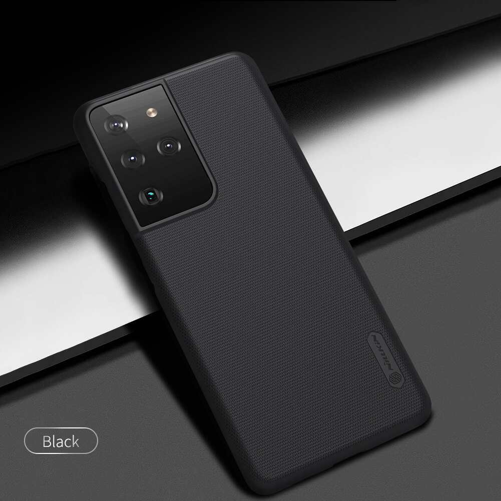 Picture of Samsung galaxy s21 ultra 5g এর জন্য nillkin (s21 ultra 5g) সুপার ফ্রস্টেড শিল্ড ম্যাট কভার কেস-কালো-ফোনের ব্যাক কভার (Back Case Cover For Smartphone)