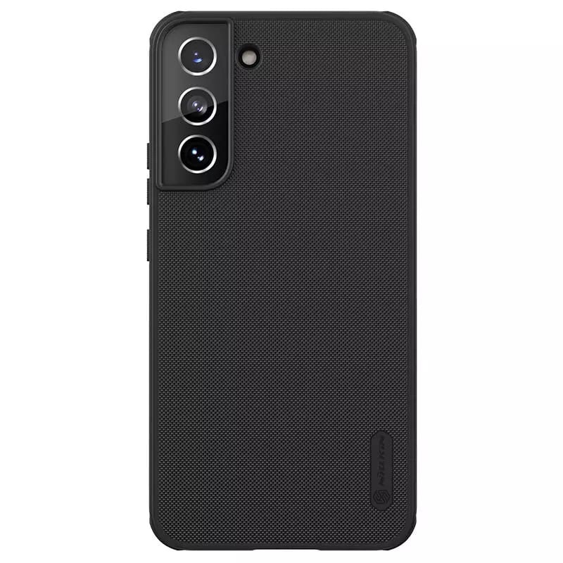Picture of Samsung galaxy s22 plus ফোন কেসগুলির জন্য nillkin (galaxy s22 +) হার্ড pc + tpu কেস লাক্সারি ফ্রস্টেড পিসি + tpu হার্ড প্রটেকশন ব্যাক কভার-কালো (Back Case Cover For Smartphone)