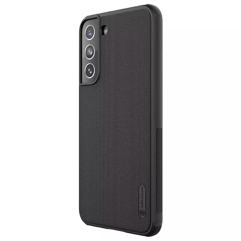 Picture of Nillkin ( Galaxy S22 5G ) Hard PC + TPU Case for Samsung Galaxy S22 5G Phone Cases Luxury Frosted PC + TPU Hard Protection Back Cover - BLACK