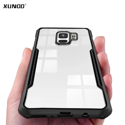Picture of Xundd Beetle Series For Samsung Galaxy S9 Series Flat Leather Shockproof Bumper Case