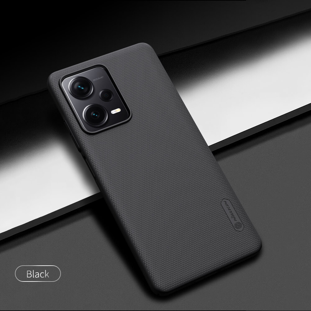 Picture of Nillkin (Redmi Note 12 Pro+) Super Frosted Shield Matte cover case for Xiaomi Redmi Note 12 Pro Plus Nillkin Back Case - Black