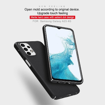 Picture of Nillkin ( Galaxy A23 4G, 5G ) Super Frosted Shield Matte Cover Case For Samsung Galaxy A23 4G, 5G Phone Back Cover - Black