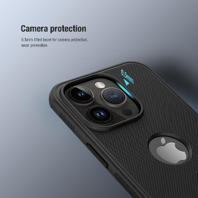 Picture of Nillkin (iPhone 14 Pro Max 6.7) Super Frosted Shield Pro Matte cover case for Apple iPhone 14 Pro Max 6.7 (2022) (with LOGO cutout) - Black