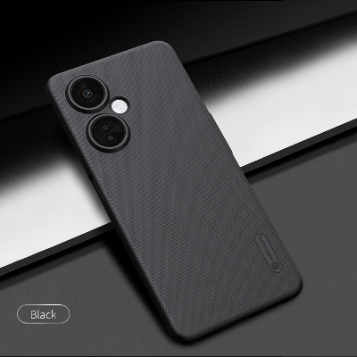 Picture of Oneplus nord ce 3 lite এর জন্য nillkin (oneplus nord ce 3 lite) সুপার ফ্রস্টেড শিল্ড ম্যাট কভার কেস-কালো (Back Case Cover For Smartphone)