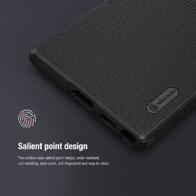 Picture of Nillkin (Galaxy S22 Ultra) Hard PC + TPU Case for Samsung Galaxy S22 Ultra Phone Cases Luxury Frosted PC + TPU Hard Protection Back Cover - Black