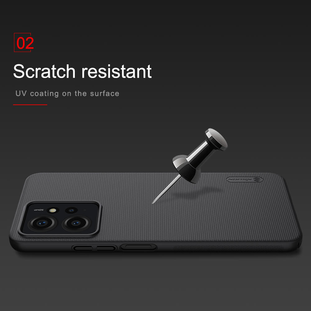 Picture of Nillkin Redmi Note 12 4G Case - Super Frosted Shield Matte Cover (Black)