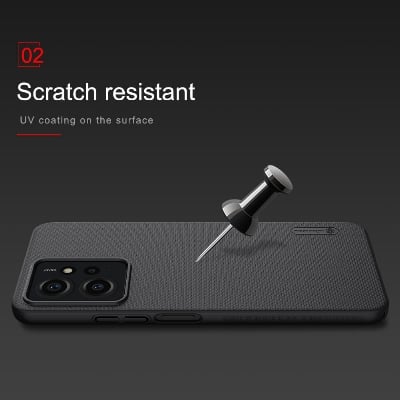 Picture of Nillkin Redmi Note 12 4G Case - Super Frosted Shield Matte Cover (Black)