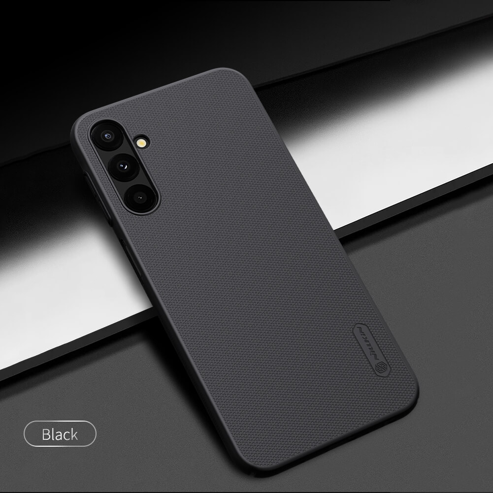 Picture of Nillkin (Galaxy A24) Super Frosted Shield Mat Cover Cover Case-Black for Samsung Galaxy 4G - Sleek Usage