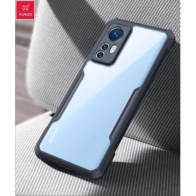 Picture of Xundd [ Mi 12 Pro / Mi 12S Pro ] Beatle Clear Hybrid Shock Proof Armor Case for Mi 12 Pro / Mi 12S Pro With Finger Ring Stripe for Free Gift ( 1 Pcs ) - Black