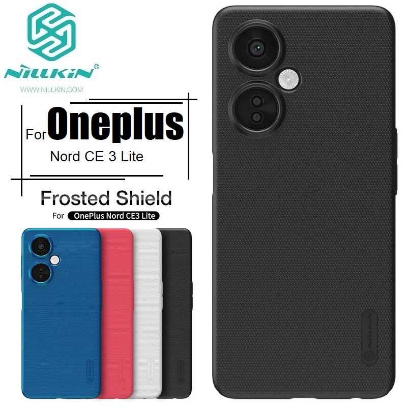 Picture of Nillkin (Oneplus Nord CE 3 Lite ) Super Frosted Shield Matte cover case for Oneplus Nord CE 3 Lite - Black