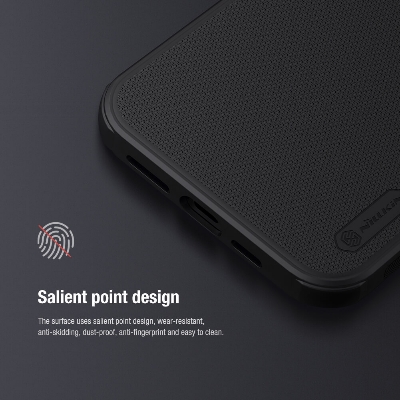 Picture of Nillkin (iPhone 13 Pro Max) Super Frosted Shield Pro Matte cover case for Apple iPhone 13 Pro Max (without LOGO cut) - Black