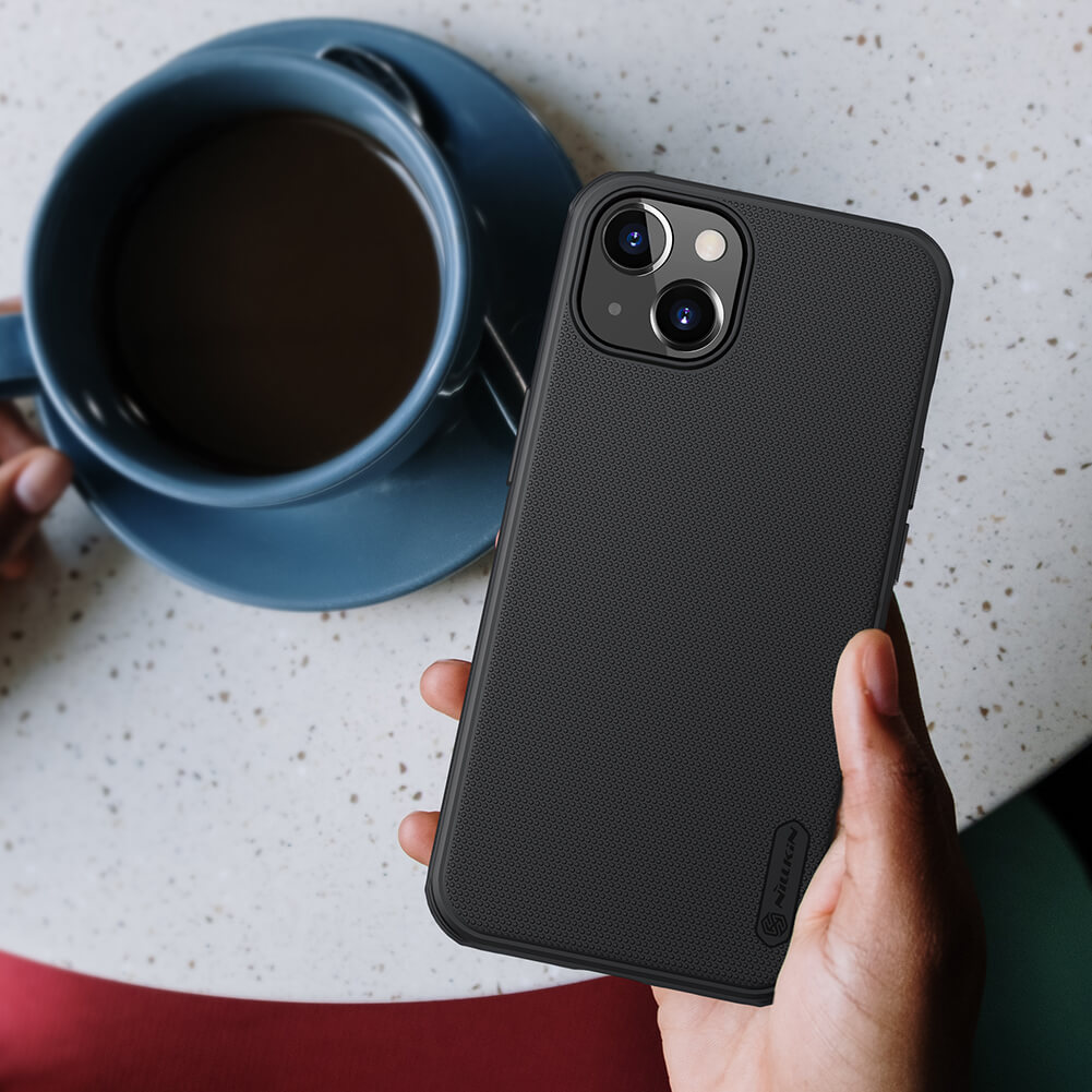 Picture of Nillkin (iPhone 14+) Super Frosted Shield Pro Matte cover case for Apple iPhone 14 Plus (without LOGO cut) - Black