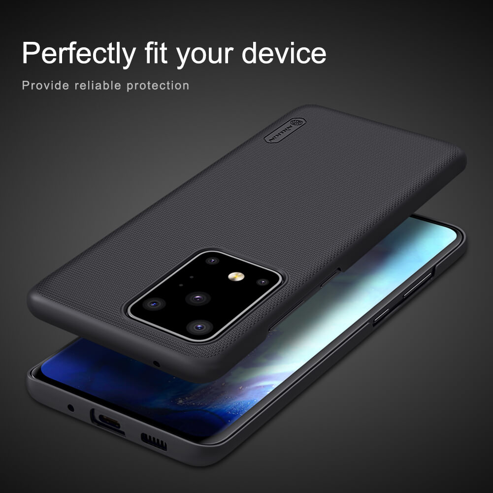 Picture of Nillkin (S20 Ultra 5G) Super Frosted Shield Matte cover case for Samsung Galaxy S20 Ultra Phone Back Cover - Black