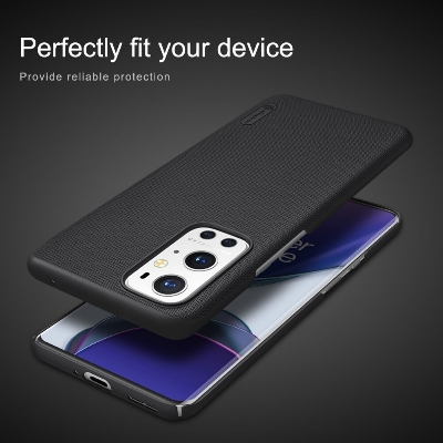 Picture of Nillkin ( 1+9 Pro ) Super Frosted Shield Hard PC Back Cover Salient Dot Design Case for OnePlus 9 Pro - Black - Phone Back Cover