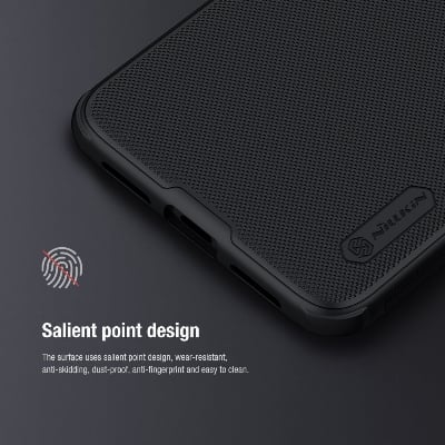 Picture of Nillkin ( Pixel 8 ) Hard PC + TPU Case for Google Pixel 8 Phone Cases Luxury Frosted PC + TPU Hard Protection Back Cover With Phone Stand - Black