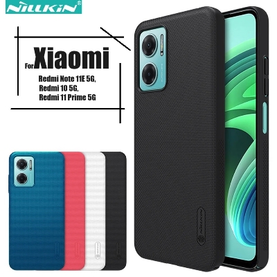 Picture of Nillkin {Redmi Note 11E 5G / 10 5G / 11 Prime 5G} Super Frosted Shield Matte cover case for Xiaomi Redmi Note 11E 5G, Redmi 10 5G, Redmi 11 Prime 5G Smart Phone Case - Black
