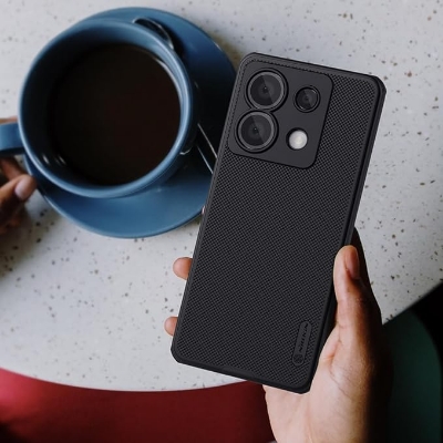 Picture of Nillkin ( Xiaomi Poco X6 5G / Redmi Note 13 Pro 5G ) Super Frosted Shield Pro Matte Cover Case for Xiaomi Poco X6 5G / Redmi Note 13 Pro 5G (Not Compatible with Redmi Note 13 Pro 4G) - Black