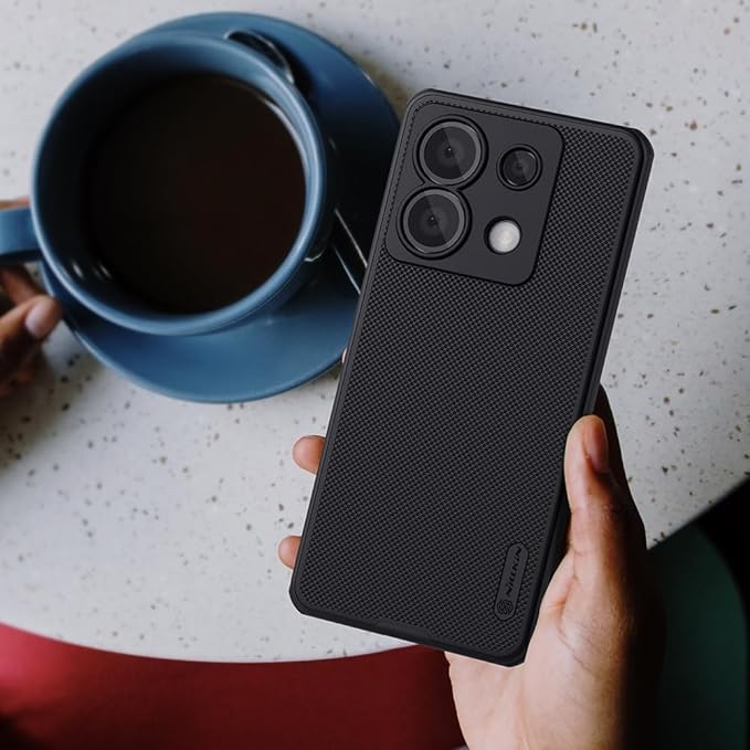 Picture of Nillkin ( Redmi Note 13 5G ) Super Frosted Shield Matte cover case for Xiaomi Redmi Note 13 5G Back Case Cover - Black