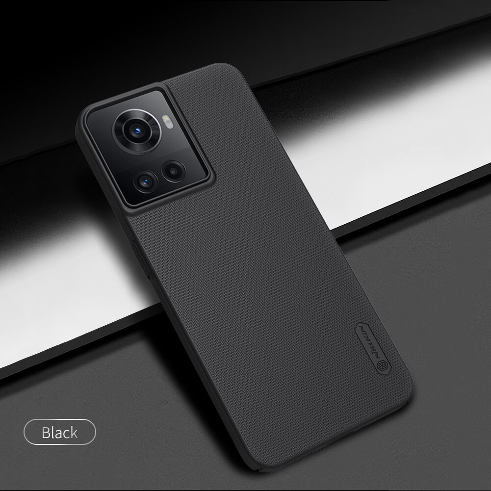 Picture of Nillkin Super Frosted Shield Matte cover case for Oneplus Ace 5G, Oneplus 10R 5G Smart Phone Back Cover Case - Black