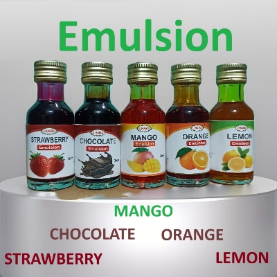 Picture of Lihama Combo ( 5 Pcs ) Sets Emulsion Strawberry + Chocolate + Mango + Orange + Lemon = 36  ml  ( কালার এবং স্বাদ এক সাথে )
