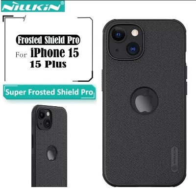 Picture of Nillkin ( iPhone15+ 6.7" ) Super Frosted Shield Pro Matte Case for Apple iPhone15 Plus 6.7" (with LOGO cutout) - Black