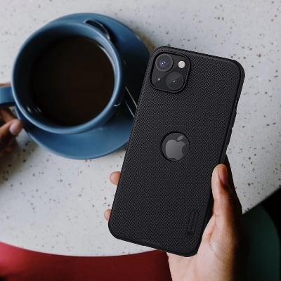Picture of Nillkin ( iPhone15+ 6.7" ) Super Frosted Shield Pro Matte Case for Apple iPhone15 Plus 6.7" (with LOGO cutout) - Black