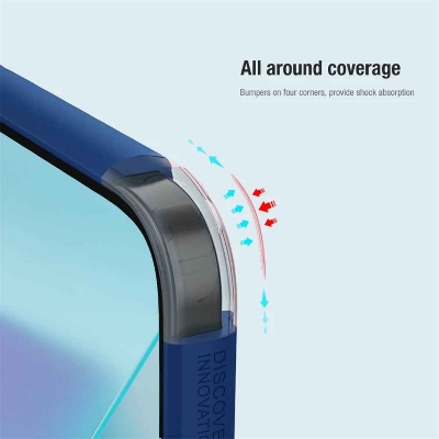 Picture of For Xiaomi POCO X6 5G Case Nillkin Super Matte Cover Pro Soft TPU Frame Hard PC Case Shockproof Back Cover For POCO X6 5G