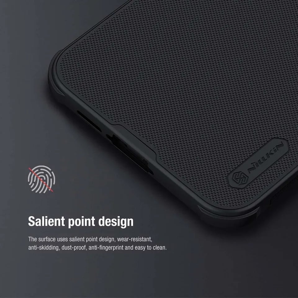 Picture of Nillkin ( Galaxy A55 5G ) Super Frosted Shield Pro Soft TPU Frame Hard PC Shell Shockproof Cover For Samsung Galaxy A55 5G  Case - Black