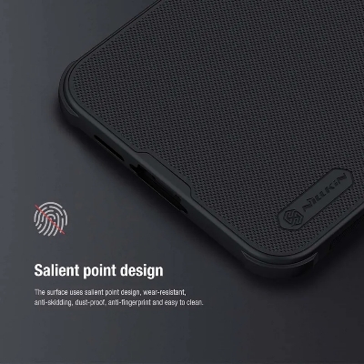 Picture of Nillkin ( Galaxy A55 5G ) Super Frosted Shield Pro Soft TPU Frame Hard PC Shell Shockproof Cover For Samsung Galaxy A55 5G  Case - Black