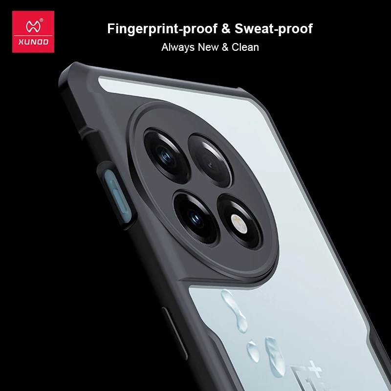 Picture of Xundd ( 1+ 11 ) Airbag Anti-drop Case For Oneplus 11 Full  Camera Protection TPU+Acrylic Back Transparent Phone Cover For Oneplus 11