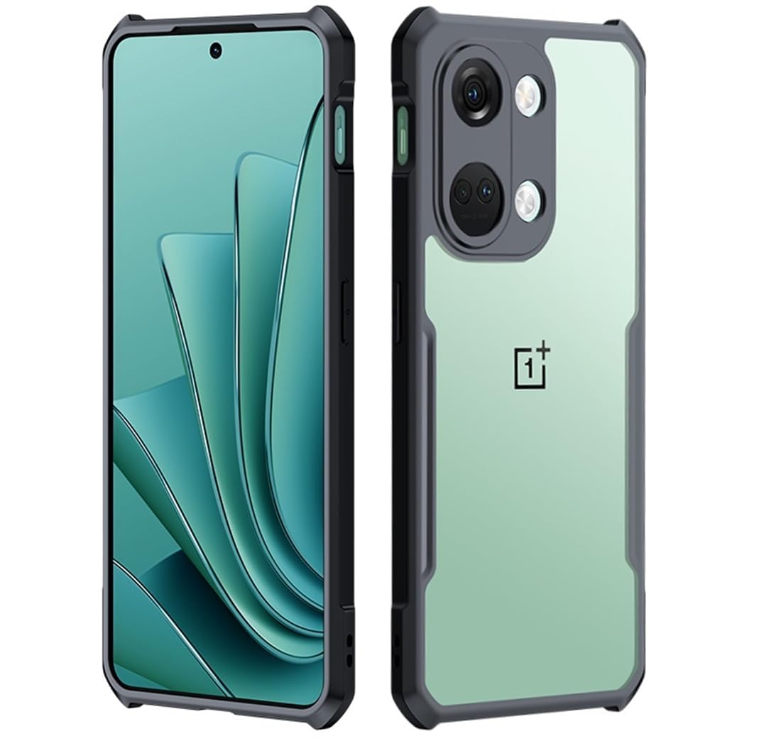 Picture of Xundd For ( Oneplus Nord 3 ) 1+ Nord3 ACE 2V 2 ACE Pro Case, Airbags Shockproof Shell, Lens Full Protection Stripe-Clear Back Cover