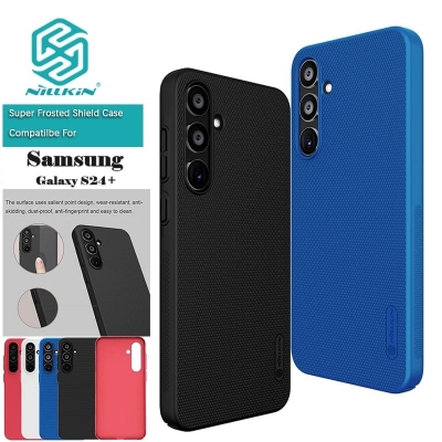 Picture of Nillkin ( Galaxy S24+) Super Frosted Shield Pro Matte cover case for Samsung Galaxy S24 Plus  Smartphone Back Case - Black