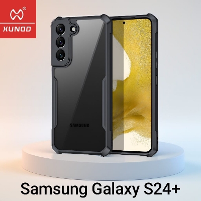 Picture of Xundd Case For ( Samsung Galaxy S24+ ) Samsung Galaxy S24 Plus Case Xundd Airbags Shockproof Transparent Camera Protection Cover - Black