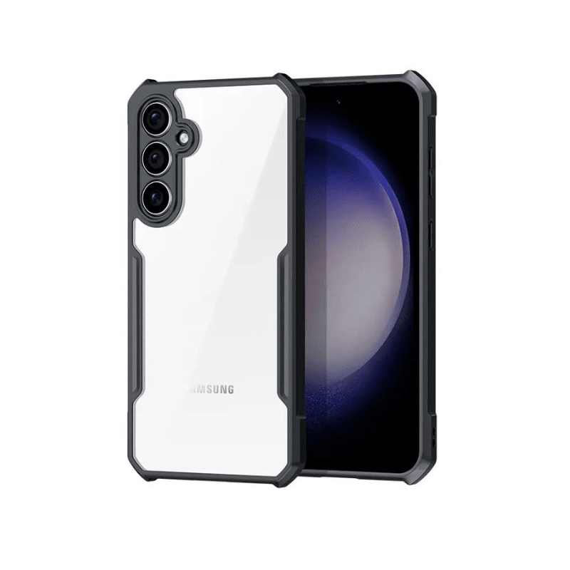Picture of Xundd Case For ( Samsung Galaxy S24+ ) Samsung Galaxy S24 Plus Case Xundd Airbags Shockproof Transparent Camera Protection Cover - Black