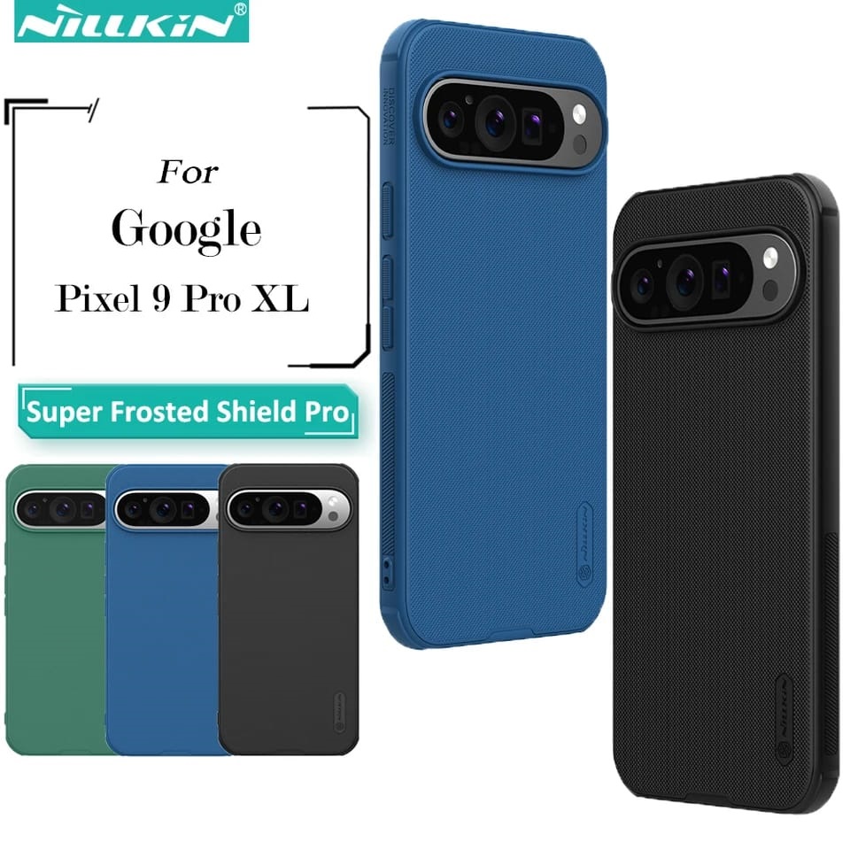 Picture of Nillkin [ Pixel 9 Pro XL ] Super Frosted Shield Pro Matte cover case for Google Pixel 9 Pro XL Smartphone Back Case  - Black