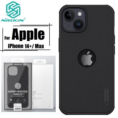 Picture of Nillkin (iPhone 14+) Apple iPhone 14 Plus 6.7" Case Nillkin Super Frosted Shield Slim Hard PC Protection Cover (with LOGO cutout) - Black
