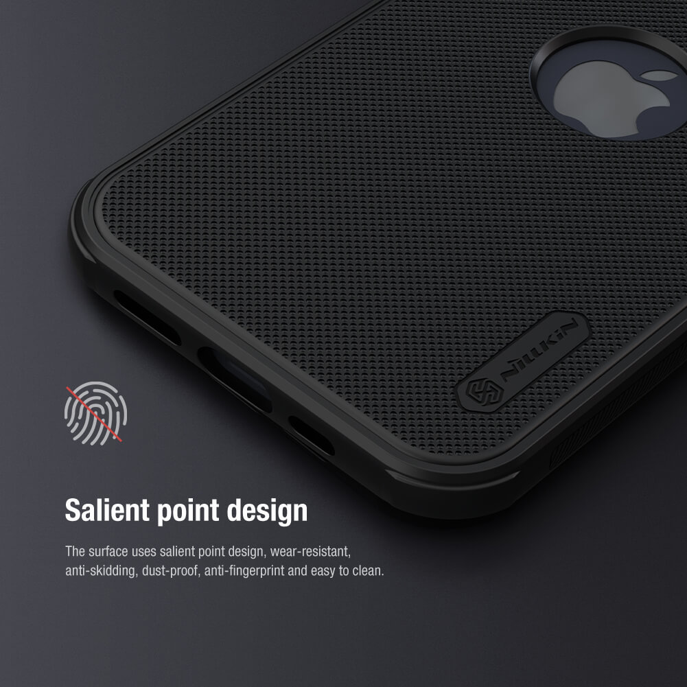 Picture of Nillkin (iPhone 14+) Apple iPhone 14 Plus 6.7" Case Nillkin Super Frosted Shield Slim Hard PC Protection Cover (with LOGO cutout) - Black